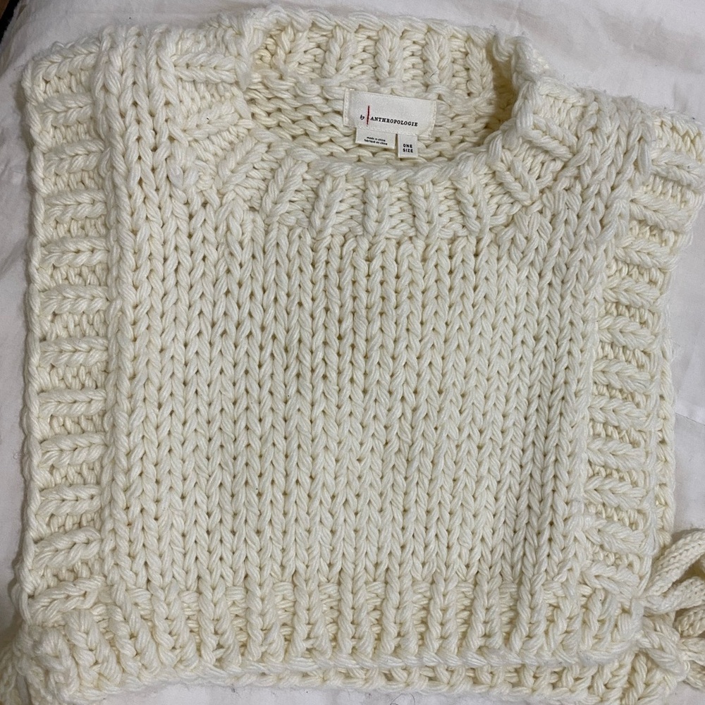 Knit crop top sweater from Anthropology